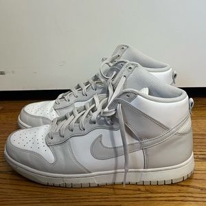 Vast grey Nike Dunk High size 10.5